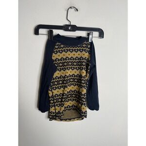 Polarn O Pyret Merino Wool Fair Isle Nordic Sweater Kids 110 116 4-6 Years